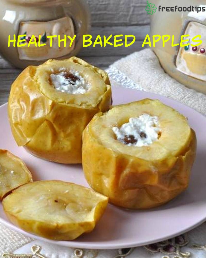 Healthy Baked Apples with Cottage Cheese Healthy Baked Apples with Cottage Cheese