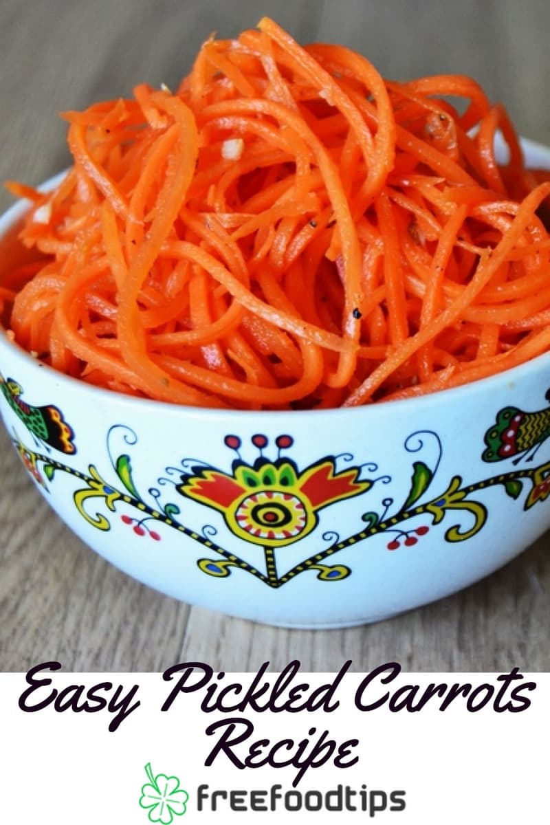 Easy Pickled Carrots Recipe Easy Pickled Carrots Recipe
