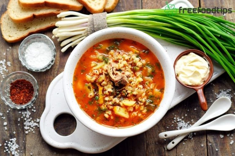 Pickle Soup with Barley