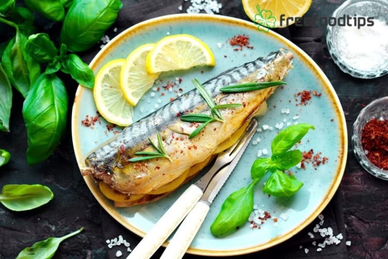 Baked Mackerel with Lemon and Rosemary