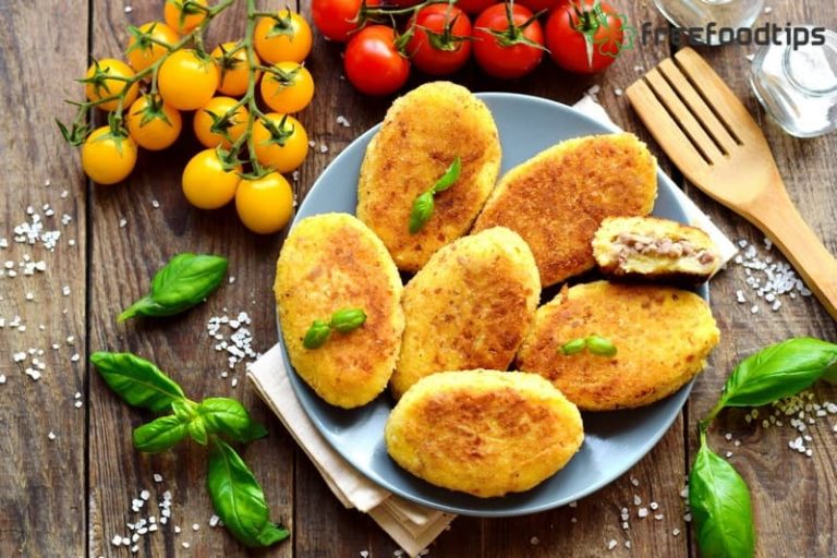 Meat Stuffed Potato Croquettes