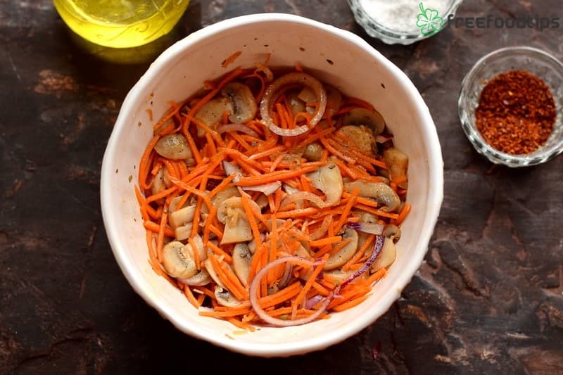 Step_6 How to marinate mushrooms in soy sauce