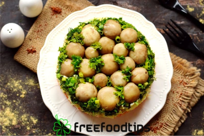 Mushroom salad Mushroom salad