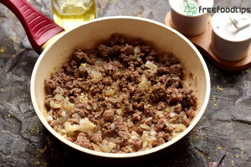 Step_5 How to make casserole with mashed potato and minced meat