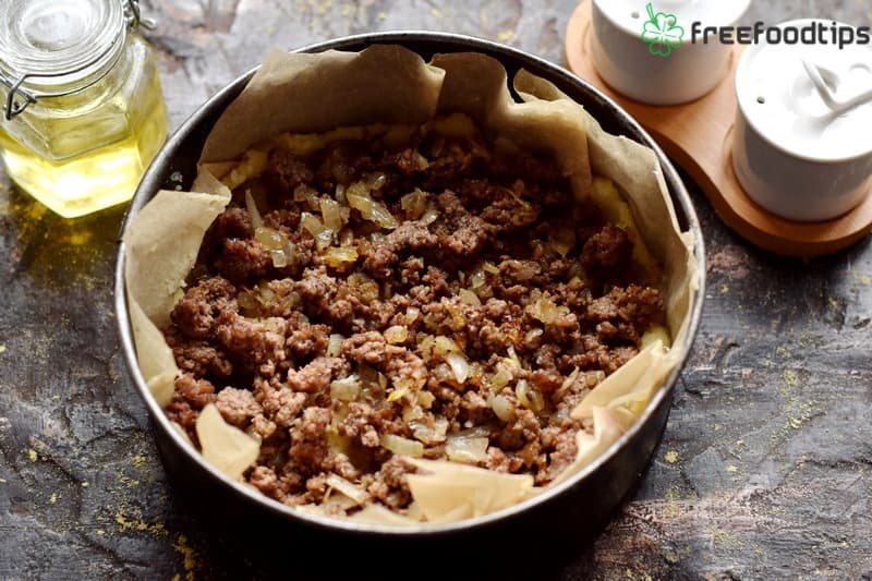 Step_7 How to make casserole with mashed potato and minced meat