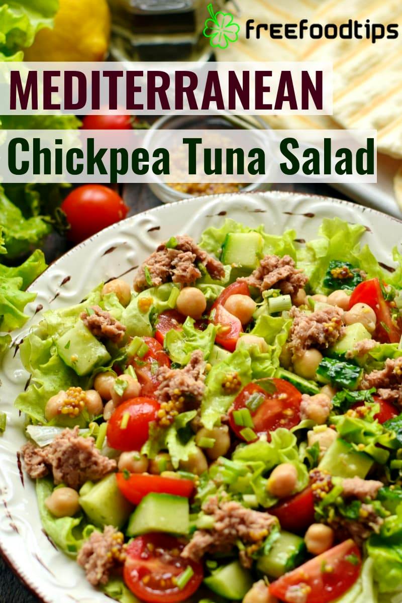 Mediterranean Chickpea Tuna Salad