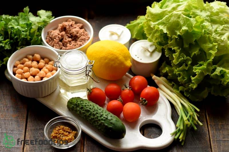 Mediterranean Salad Ingredients