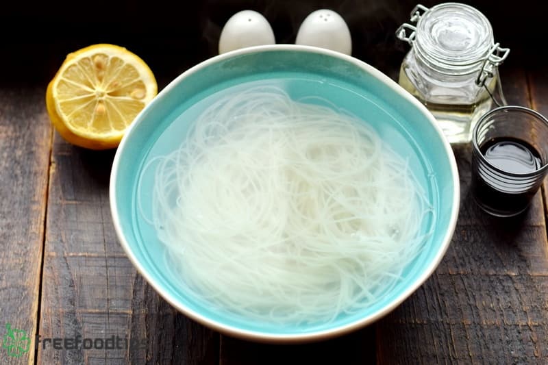 Leave noodles in hot boiling water for 3 minutes Leave noodles in hot boiling water for 3 minutes