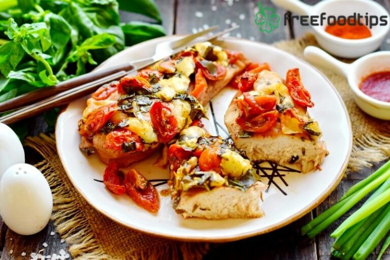 Baked Tomato Basil Chicken Recipe with Mozzarella