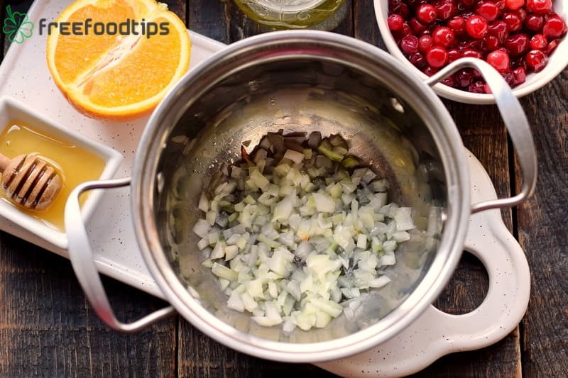 Saute onion for 5 minutes