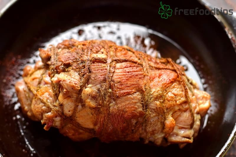 Sear every side of the piece in the skillet