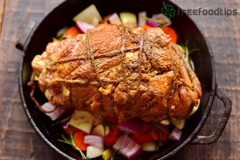 Put the beef over the vegetables